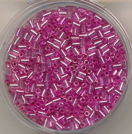 5673024 Glasstifte 2mm fuchsia Silbereinzug 17g