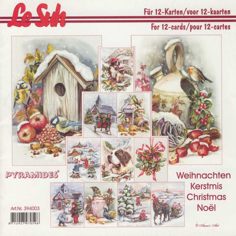 394003 3D Motivbuch Pyramiden Weihnachten im Schnee