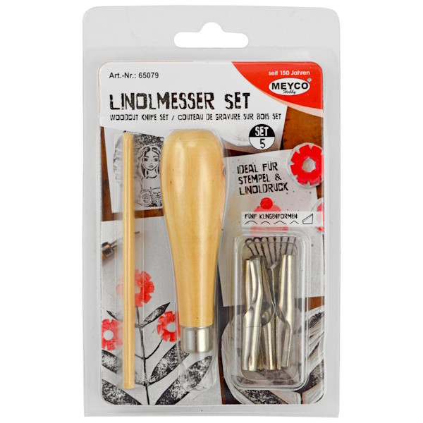 65079 Linolmesser Set