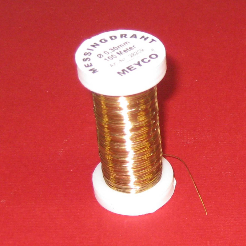 28209 Messingdraht 0,3mm 100m