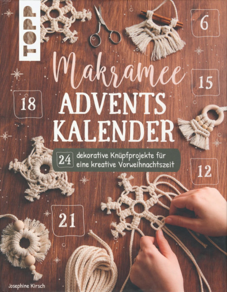 4597 Buch Makramee Adventskalender