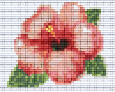 801337 Pixelhobby Klassik Set Blume rosa 2