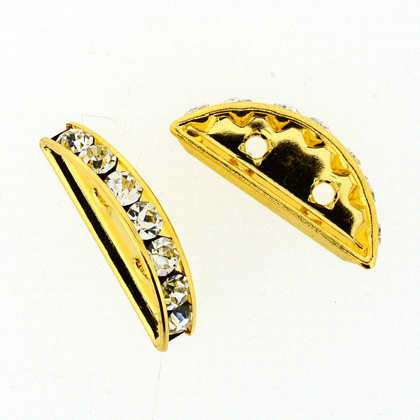 113319931 Strass-Mond 19x7mm gold-kristall