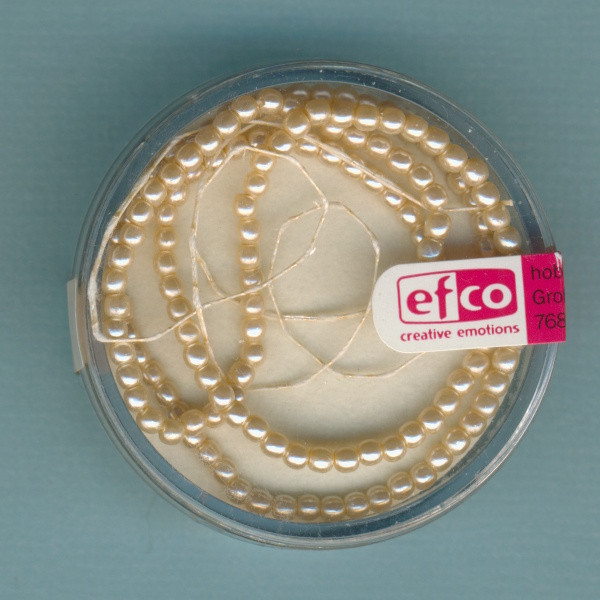 2117602 Glaswachsperlen 2mm creme 150 Stück