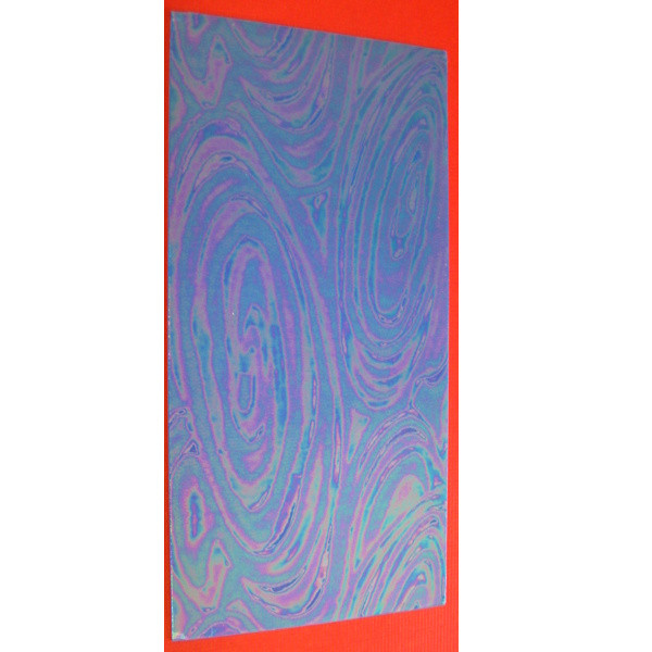 7006071 Kerzen Wachsplatte rainbow blau 200x100mm