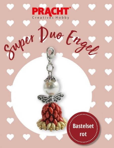 013704245 Bastelset Super Duo Engel rot 4cm