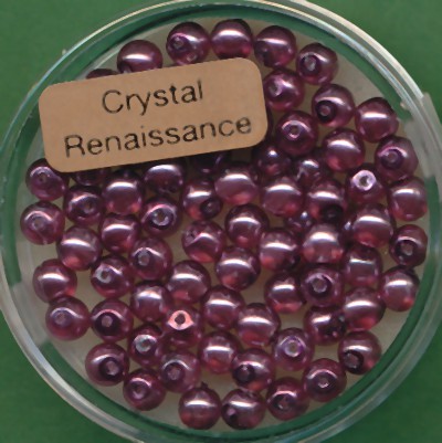 078004524 Crystal Renaissance Perlen 4mm helllila 75 Stück