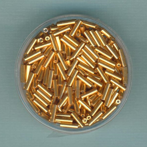 701053 Miyuki Stifte 6mm metallic rotgold 7g