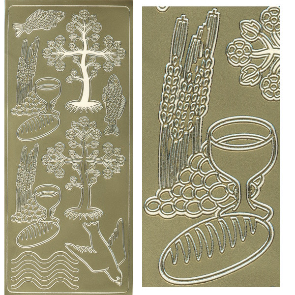 cl01007g Sticker Tisch des Herrn gold