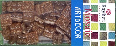 1452672 Art Decor Mosaiksteine 10mm braun 50g