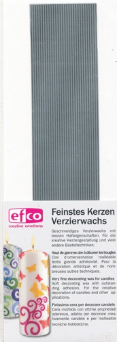 3522201 Wachs Flachstreifen 200 x 1mm silber 30 Stück