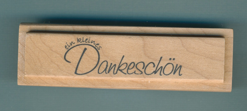 1800603 Holzstempel ein kleines Dankeschön 9,1x2,5cm