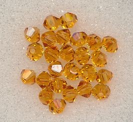 Swarovski Glasschliffperlen 3mm topas