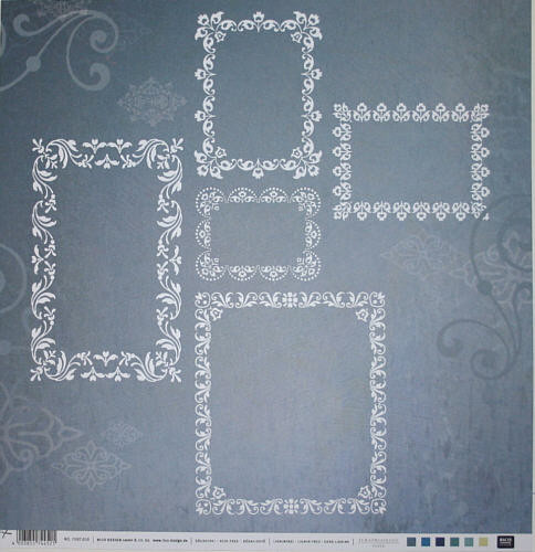 7007010 Scrapbook Papier Ornamente 30,5x30,5cm