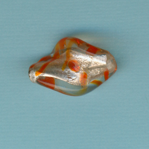 4199271 Glasperle Chips 28mm kristall orange