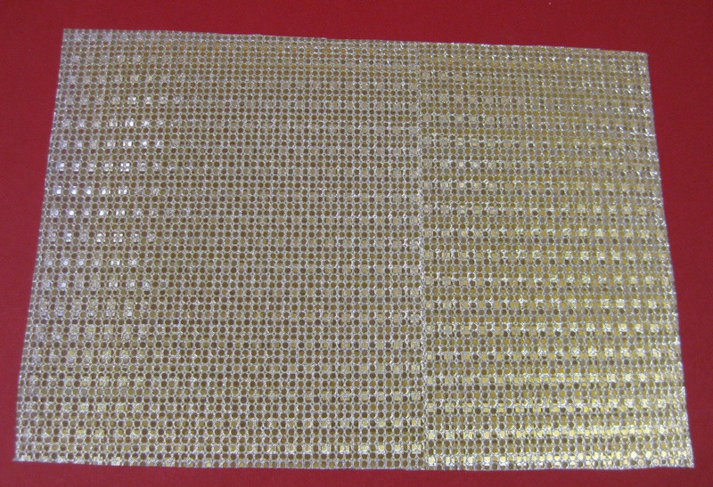 090203 Hologrammfolie selbstklebend gold A4
