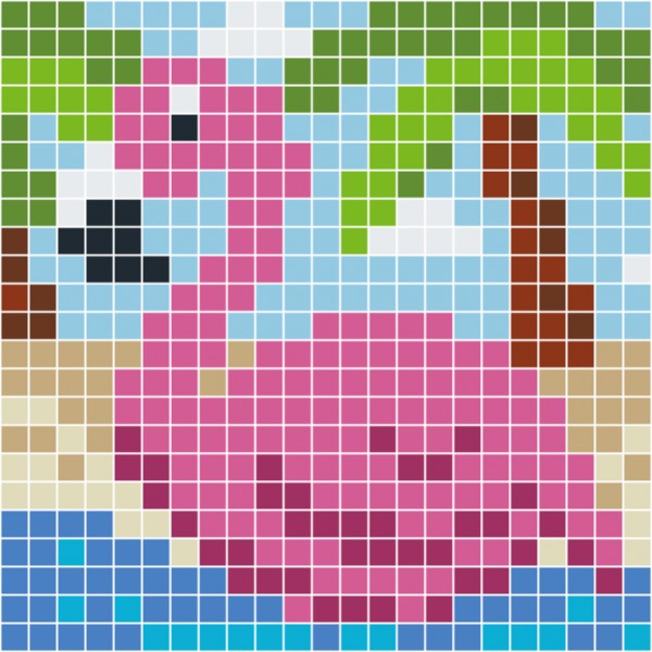 px41051_Pixel-XL-viereckige-Platte-Flamingo