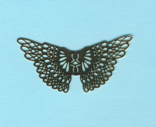457884931 Metallzwischenteíl Flügel 55x25mm goldfarben