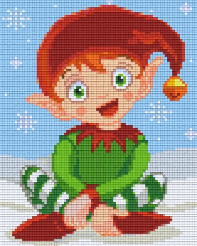 804414 Pixelhobby Klassik Set Weihnachtself