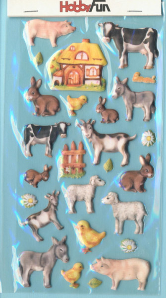 3451163 Creapop Softysticker Tiere