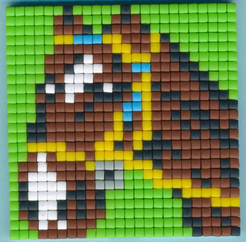 77638 Pixelhobby Set kleine Basisplatte Pferd 2