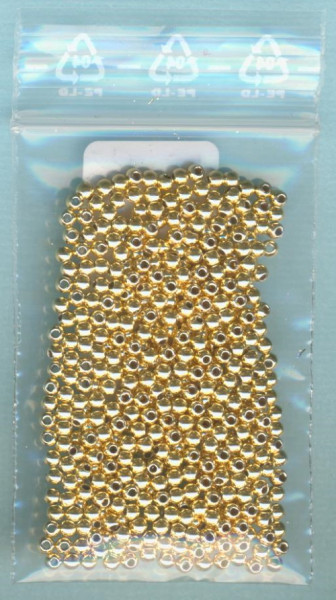 071002931 Wachsperlen 2mm gold metallic 3g in Packung