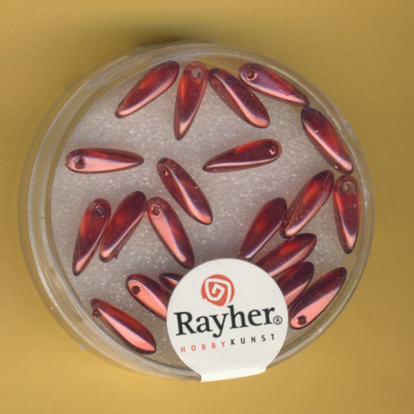 14461297 Crystal Renaissance Perlen Reiskorn 3x11mm burgund