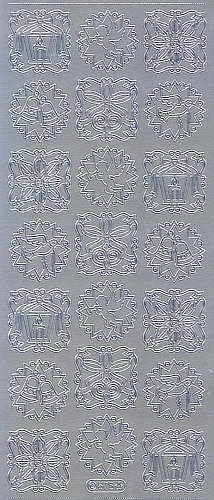 rd81844s Sticker Weihnachtsdekor silber