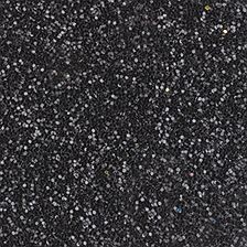 Moosgummiplatte Glitter schwarz