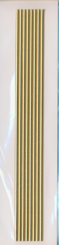 70170393 Wachsstreifen rund 200 x 3mm gold 8 Stück