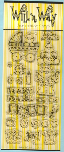 wwst4801 Clear Art Stamps Transparente Stempel Baby 23 Stück