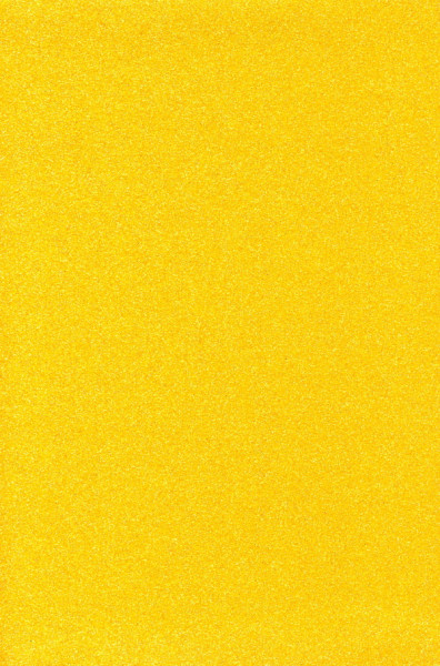 1054007 Moosgummiplatte Glitter gelb 200x300x2mm