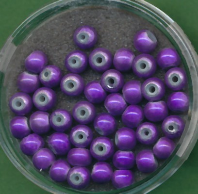 073304164 Miracle Beads 4mm lila 50 Stück