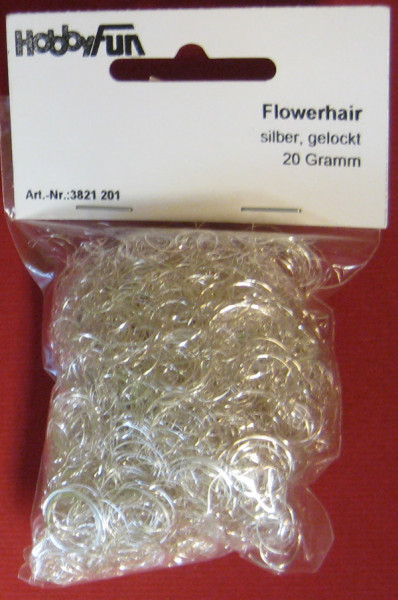 3821201 Flower Hair silber gelockt 20g