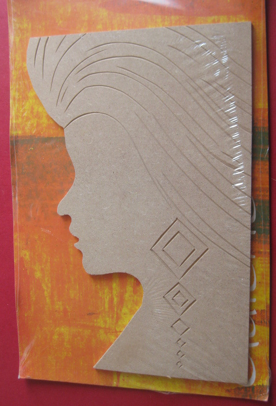 069130000 Holz Dekor Frauenprofil 30x20,2cm