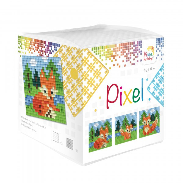 29015 Pixelhobby Klassik Set kleine Basisplatte Fuchs