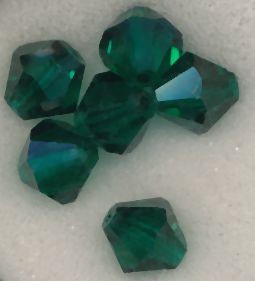 Swarovski Glasschliffperlen 7mm emerald