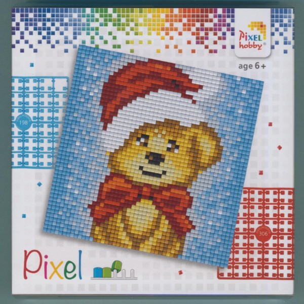 px44018_Pixelset-4-kleine-Basisplatten-Weihnachtsbär