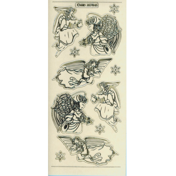 kv357064g Sticker Engel 4 gold transparent