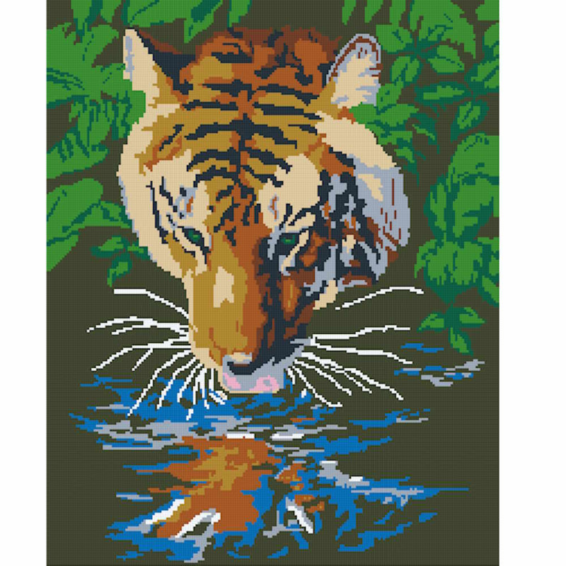 825012 Pixelhobby Klassik Set Durstiger Tiger