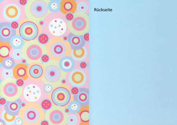 61811 Pergamano Papier A4 Kreise bunt