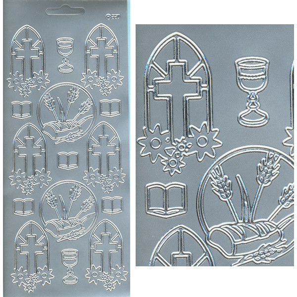 cl220s Sticker Brot und Wein 2 silber