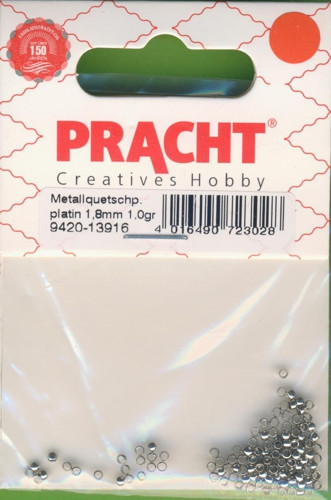 9420-13916 Quetschperlen 1,8mm platin 1g