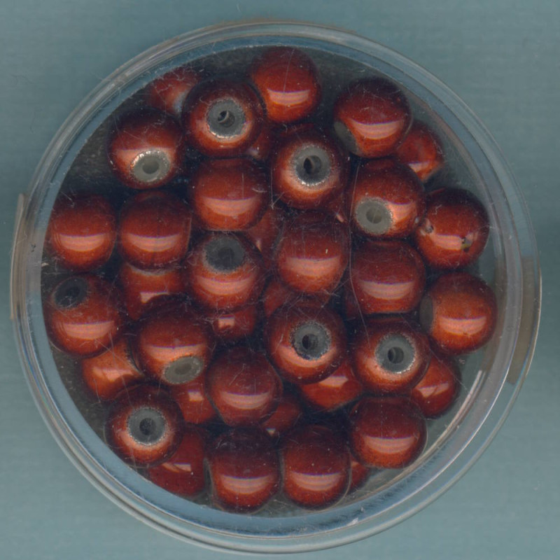 0733-06204 Miracle-Beads 6mm braun 40 Stück