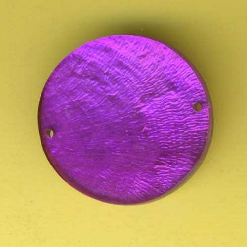 17015318 Capiz Schmuckelement rund 30mm lila