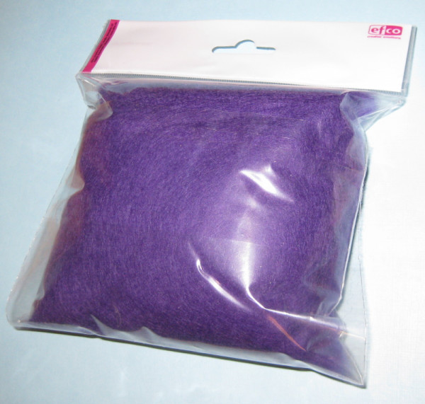 1007944 Filzwolle zum Filzen violett 30g