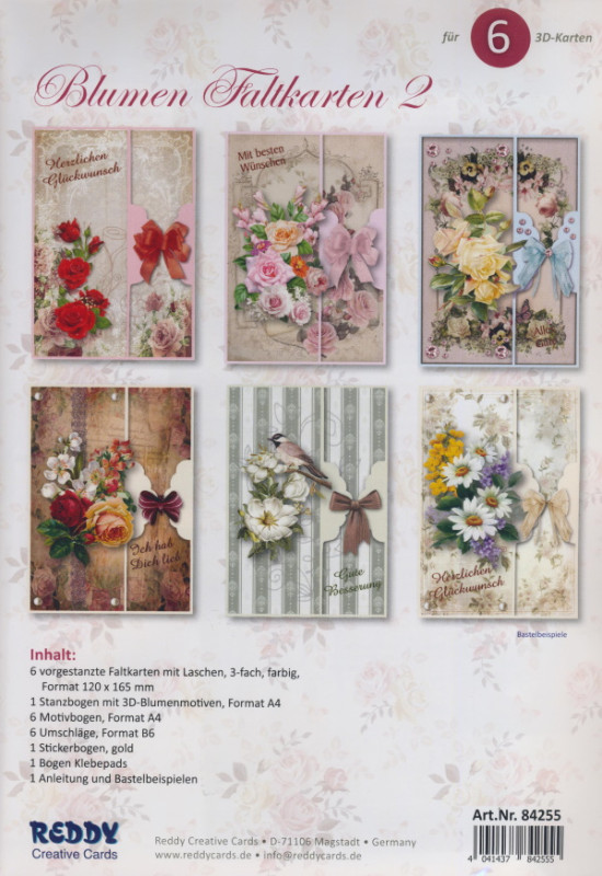 84255 Set Blumen Faltkarten 2