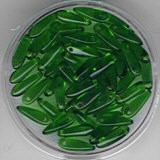Glastropfen 11mm dunkelgrün