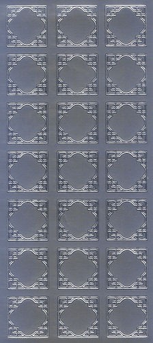 rd2510s Sticker Rahmen 3 silber