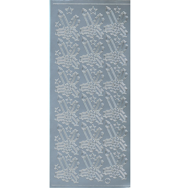 rd81754s Sticker Kerzen silber